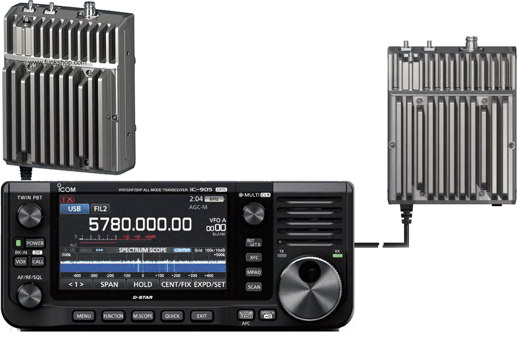 Icom IC-905 Bundle mit CX-10G