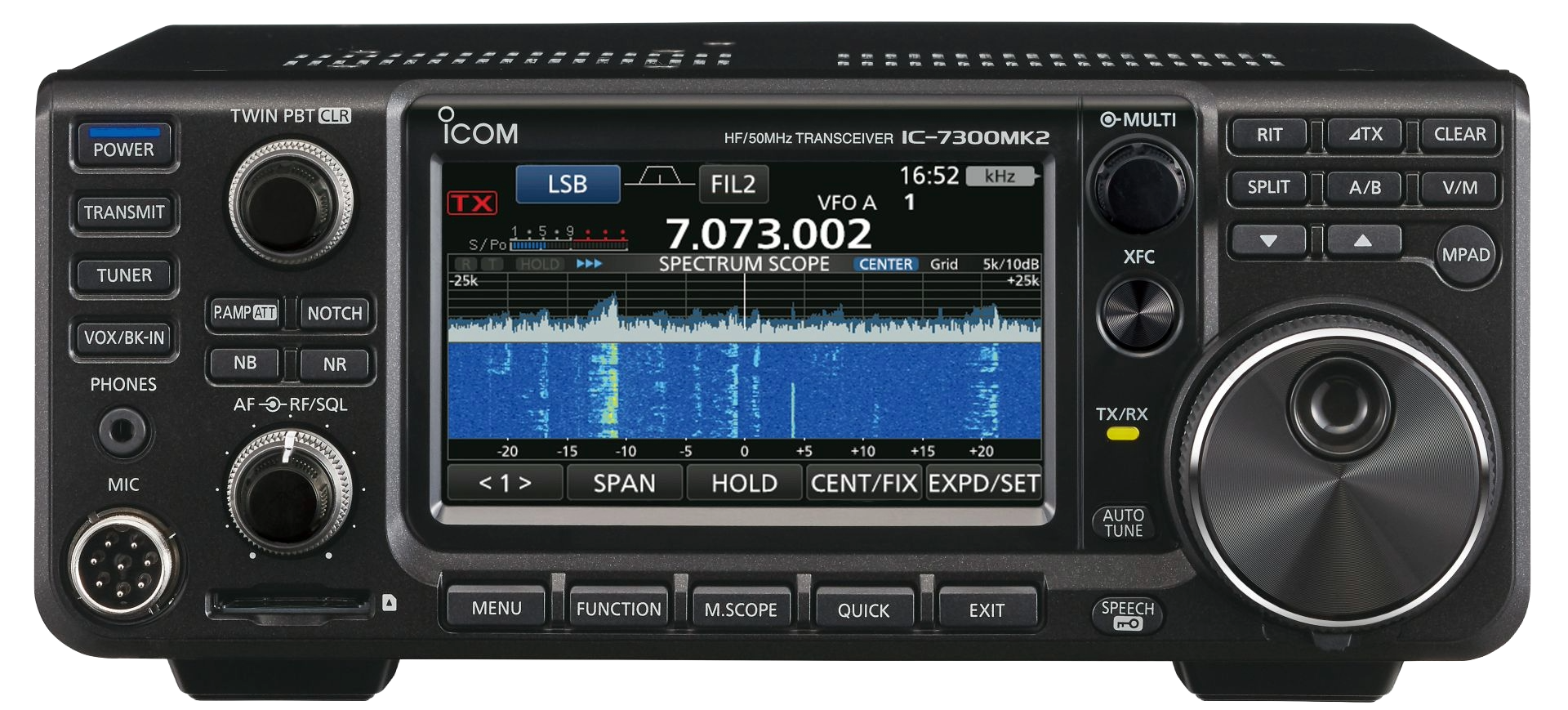 Icom's Computer System Icom IC-7300 MK2 - KW/50/70 MHz RF Direct Sampling System Transceiver