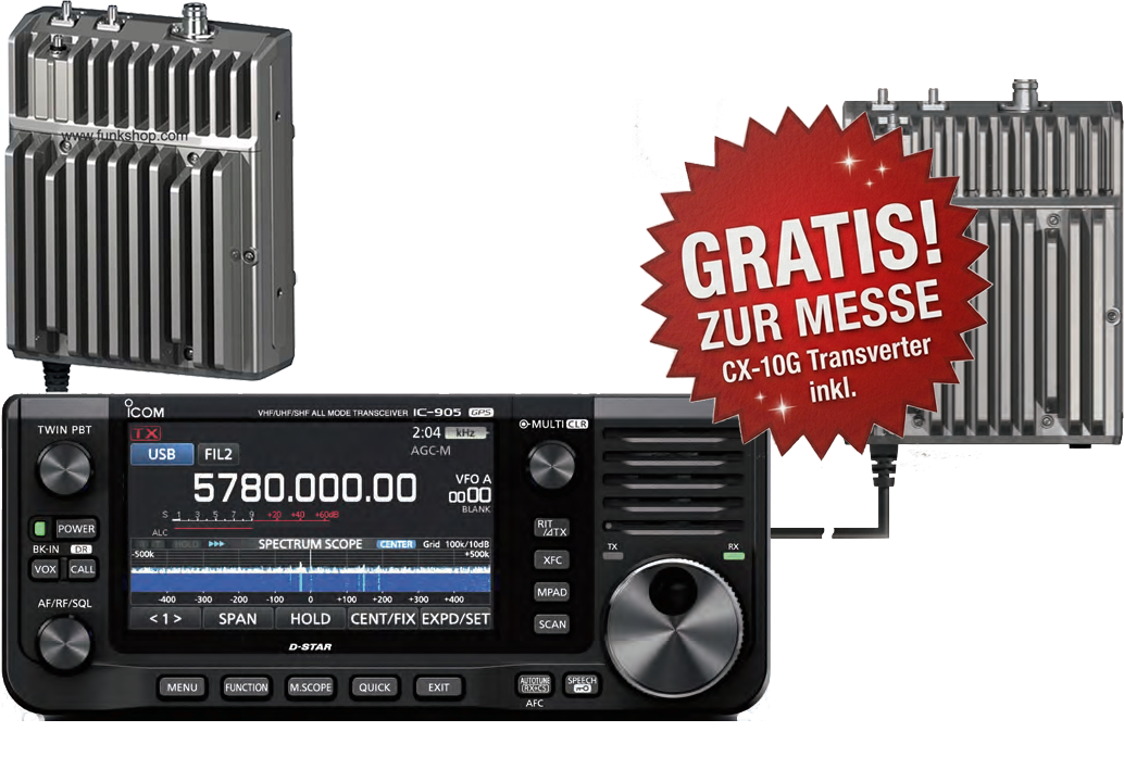 Icom IC-905 Ham-Radio Special inkl. CX-10G