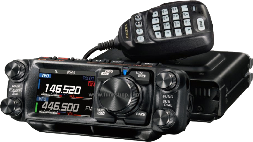 Yaesu FTM-500DE - 50 W, C4FM/FM, 144/430 MHz Digitaler  Dualband-Mobilfunk-Transceiver